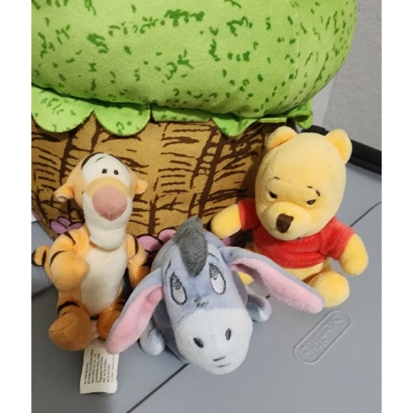 Disney baby Winnie the Pooh tree house plush Mr Sanders Eeyore Tigger figures - Picture 3 of 3